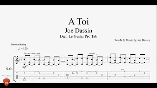 Joe Dassin - A Toi - Guitar Tabs