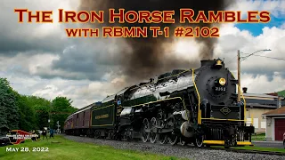 The First of the 2022 Iron Horse Rambles | Reading and Northern T-1 2102 | May 2022