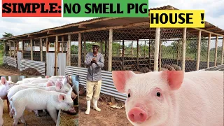 Cost Of Building No-SMELL PIG HOUSE // Simple And Secure!