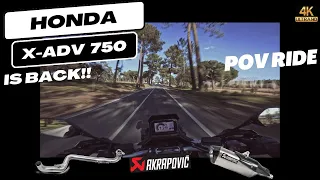 Return of Honda X-ADV 750 Akrapovic | The return
