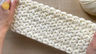 WOW! 🤩 SUPER AMAZING Crochet Pattern for Beginners! ✅ Very Easy Crochet Stitch for Baby Blankets