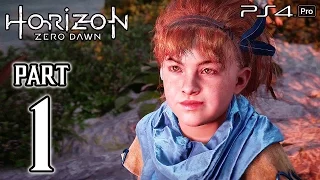 Horizon Zero Dawn Walkthrough PART 1 (PS4 Pro) No Commentary Gameplay @ 1080p HD ✔