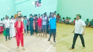 MLA Roja Playing Settle In AP Sports Academy With Husband Selvamani | Crazy Fun Moments Visuals