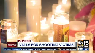 Vigils held for shooting victims