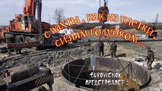 С вахты , как из клетки , сизым голубком .... ( момент из жизни вахтовика ).