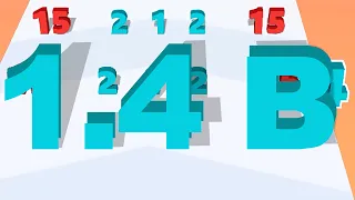 NUMBER RUN / NUMBER SHOOTER — 1,4 BILLION Score (Epic Final, Math, Gameplay)