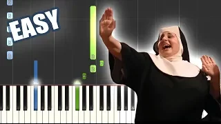 I Will Follow Him - Sister Act | EASY PIANO TUTORIAL + SHEET MUSIC by Betacustic