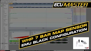 EMU Black 7 Bar Map sensor setup | ECUMaster USA