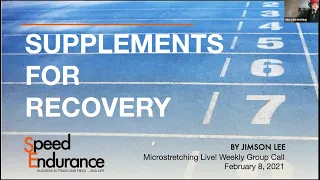 Supplements for Recovery & Performance