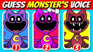 🔊🐱CATNAP'S FAMILY!? Guess the Smiling Critters Voice (Poppy Playtime Characters 3)