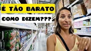 SUPERMERCADO NA TAILÂNDIA | QUANTO CUSTA FAZER COMPRAS 🇹🇭