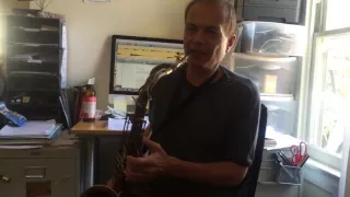 How To Bend Notes on Saxophone - Exercises and How to work it into your playing.
