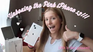 Unboxing the Pink iPhone 13!!! (plus a whats on my iPhone) yes I know I'm late to the trend...