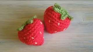 (crochet) How To - Crochet a Strawberry