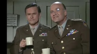 Hogan and Klink Steal a P-51 Mustang & Fly to Germany - Hogan's Heroes - 1971