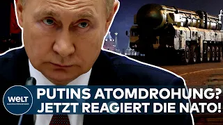 UKRAINE-KRIEG: Putin droht mit Atomwaffen! "Unverantwortlich!" Jetzt reagieren die NATO-Staaten