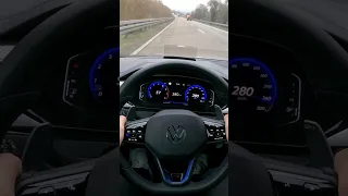 280 km/h in an Arteon R 🤯🔥 #car #vw #volkswagen #arteon #cars #autobahn #povdrive #acceleration