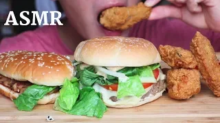 ASMR Eating Sounds | Fried Chicken🍗 & Burgers 🍔 (Crunchy Chewy Eating Sound) | MAR ASMR