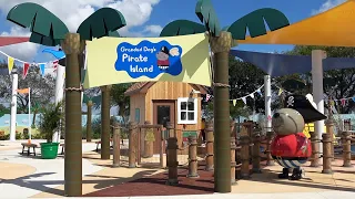 Grandad Dog's Pirate Boat Ride - Full POV Ride Experience - Peppa Pig Theme Park Florida