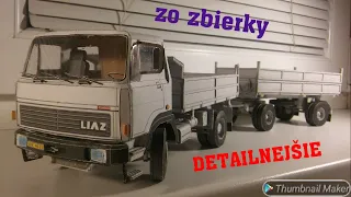 DETAILNÉ POFOTENÝ MODEL ZO ZBIERKY - Liaz 150. 261 & Sklapací Príves