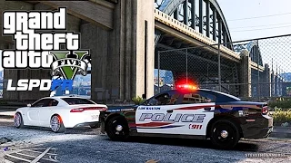 GTA 5 LSPDFR 0.3 - EPiSODE 16 - LET'S BE COPS - CITY PATROL (GTA 5 PC POLICE)