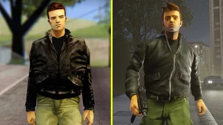 GTA The Trilogy Definitive Edition  - Remastered vs Original Early Graphics Comparison