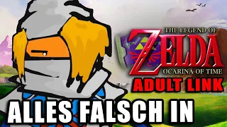 Alles falsch in Zelda Ocarina of Time (Erwachsener Link)