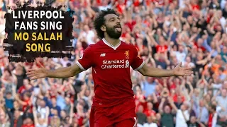 Liverpool vs Watford 5-0 "Mo Salah Song , running down the wing"  17/03/2018 HD