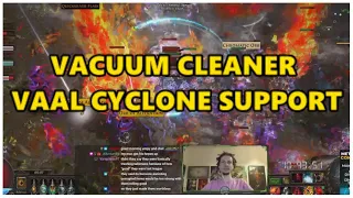 [PoE] Stream Highlights #489 - Vacuum cleaner Vaal Cyclone support