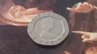 👉$50,000,00👈 DO YOU HAVE IT ! super rare error coin 20 Pence Queen Elizabeth II 1983 U.K