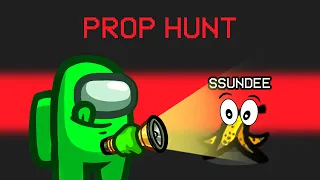 Playing PROP HUNT In Among Us! (Hide And Seek)