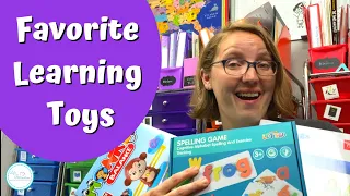 10 Favorite Learning Toys for PreK/Kindergarten || Homeschool Manipulatives