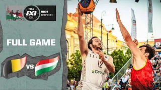 Belgium v Hungary | Men's - Olympic Ticket Full Game | FIBA 3x3 UOQT