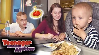 Jannet & Dominik wollen ihrem Timo das Essen beibringen 😋🍝 | Teenager werden Mütter | ATV