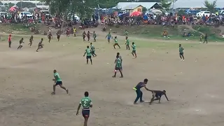 Match Officials Manhandle Drunken Field Invader 😯🔥😵| Local PNG Footy