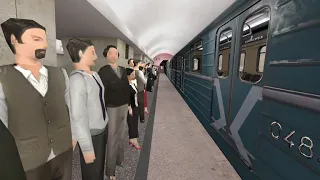 [RU] Калининская Линия от лица пассажира. Atmos Project | garry's mod Metrostroi
