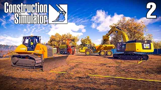 OUR FIRST CONSTRUCTION COMPANY | Construction Simulator - Episode 2