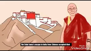 Dalai Lama escape story to India from Tibet occupied by Chinese