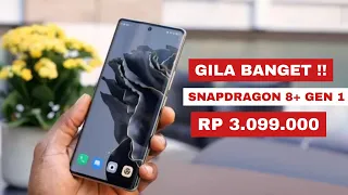 RAJA HP 3 JUTAAN NGAMUK! SNAPDRAGON 8+ Gen 1, Ram 12/256 GB, 200 MP - HP 3 JUTA TERBAIK AWAL 2024