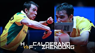 Hugo Calderano vs Fan Zhendong  | Highlights Retrô - ITTF World Tour Grand Finals 2018 (quartas)