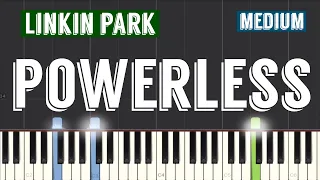 Linkin Park - POWERLESS Piano Tutorial | Medium