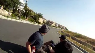 GoPro HD Hero Longboard crash/fail