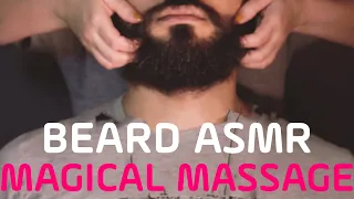 ASMR 1 Hour 🧔🏻Beard Massage Scratching - Combing - Massage -Relaxing Personal Attention❤️Barber Asmr