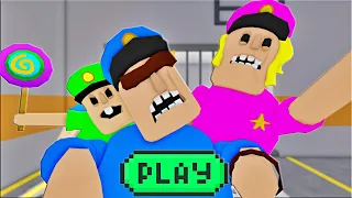 POLICE FAMILY ESCAPE! SCARY OBBY ROBLOX #roblox #obby