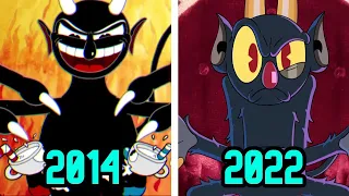 Evolution of The Devil in Cuphead (2014-2022)