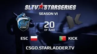 CSGO SLTV StarSeries VI    ESC vs  k1ck @ nuke