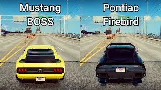 NFS Heat: Ford Mustang BOSS 302 vs Pontiac Firebird - Drag Race