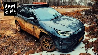 EPIC 500-Mile Road Trip: Finding SNOW on MUD Trails in a RAV4 Hybrid