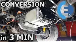 CONVERSION INTO ELECTRIC in 3 minutes – DIY  VW T3 syncro #EVWT