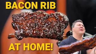 I Tried Making the Bacon Rib at Home
